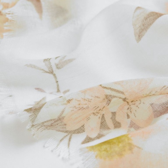 Floral Printed Scarf - New - Picture 2 of 2